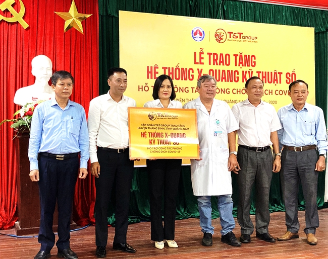 Quảng Nam: T&T Group tặng hệ thống X-Quang kỹ thuật số hỗ trợ huyện Thăng Bình phòng chống Covid-19 - Ảnh 1.