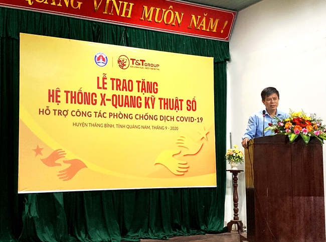 Quảng Nam: T&T Group tặng hệ thống X-Quang kỹ thuật số hỗ trợ huyện Thăng Bình phòng chống Covid-19 - Ảnh 3.