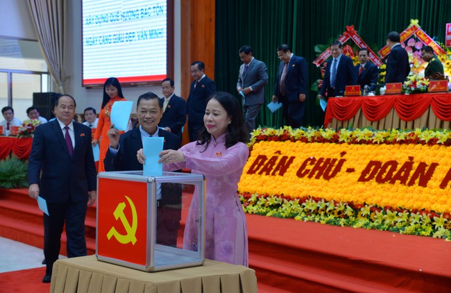 Bà Võ Thị Ánh Xuân tái đắc cử Bí thư tỉnh ủy An Giang - Ảnh 1.