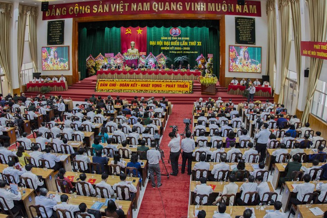 Bà Võ Thị Ánh Xuân tái đắc cử Bí thư tỉnh ủy An Giang - Ảnh 3.