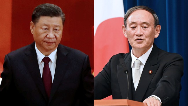 Tân Thủ tướng Nhật Bản Yoshihide Suga điện đàm với Chủ tịch Trung Quốc Tập Cận Bình - Ảnh 1.