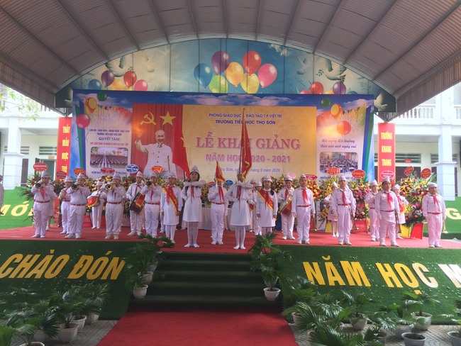 Phú Thọ: Trường Tiểu học Thọ Sơn từng bừng khai giảng năm học 2020 – 2021 - Ảnh 1.