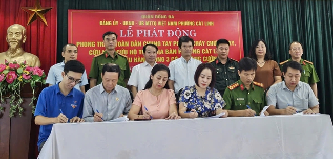 Phường Cát Linh: Đẩy mạnh phong trào “Toàn dân chung tay phòng cháy, chữa cháy”- Ảnh 2.