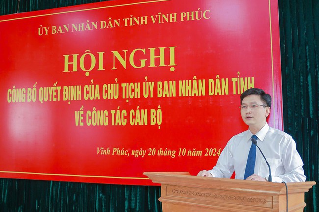 Vĩnh Phúc: Ông Ngô Chí Tuệ giữ chức Giám đốc Sở Văn hóa - Thể thao và Du lịch- Ảnh 2.