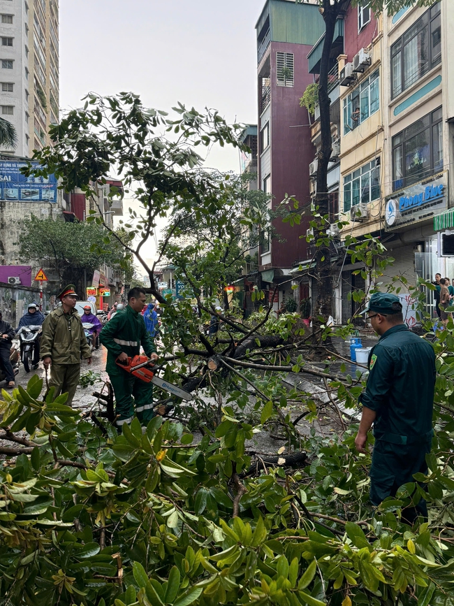 Hà Nội: Người dân Thủ đô chung tay khắc phục hậu quả bão số 3- Ảnh 1.