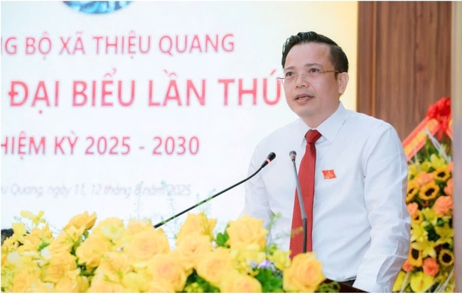 Thanh Hóa: Đại hội đại biểu Đảng bộ xã Thiệu Quang lần thứ I, nhiệm kỳ 2025-2030 thành công tốt đẹp- Ảnh 2. Thanh Hóa: Đại hội đại biểu Đảng bộ xã Thiệu Quang lần thứ I, nhiệm kỳ 2025-2030 thành công tốt đẹp- Ảnh 2.