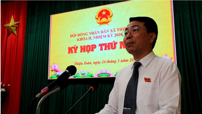 Thanh Hóa: HĐND xã Thiệu Toán tổ chức kỳ họp thứ nhất khóa II- Ảnh 2.