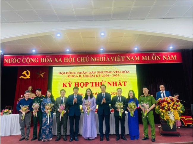 HĐND phường Yên Hòa tổ chức kỳ họp thứ nhất, kiện toàn bộ máy nhiệm kỳ 2026-2031- Ảnh 5.