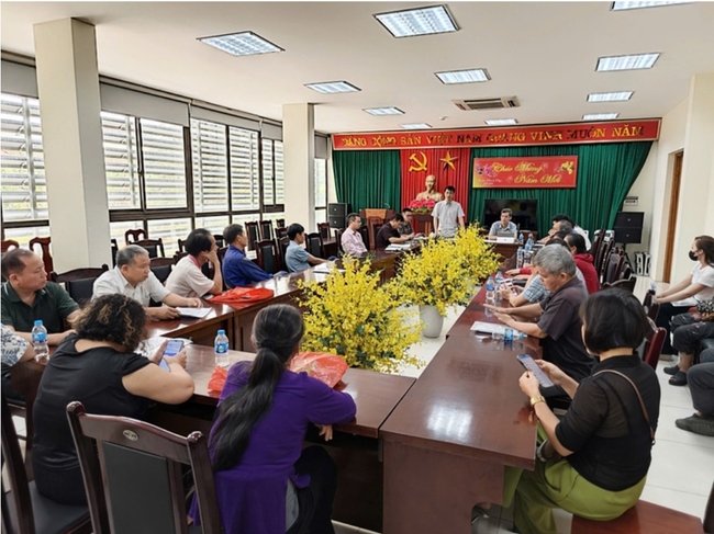 Phường Hà Đông: Tuyên truyền, vận động Nhân dân bàn giao mặt bằng dự án đường bao quanh khu tưởng niệm Chu Văn An- Ảnh 1.