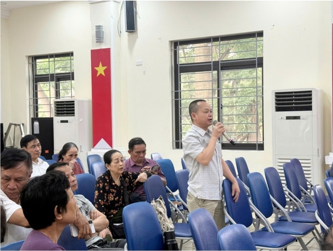 Phường Khương Đình: Đối thoại với các hộ dân về bồi thường GPMB Dự án Vành đai 2,5- Ảnh 3.
