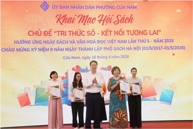 Khai mạc Hội sách phường Cửa Nam năm 2026: Lan tỏa văn hóa đọc, kỷ niệm 9 năm Phố Sách Hà Nội- Ảnh 1.
