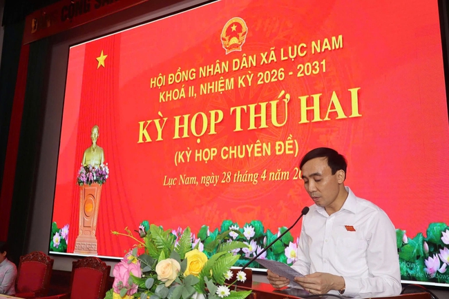 Kỳ họp chuyên đề HĐND xã Lục Nam khóa II: Hoàn thiện quy chế, kiện toàn tổ chức bộ máy- Ảnh 2.