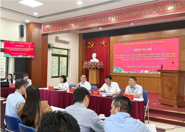 Phường Khương Đình đẩy nhanh giải phóng mặt bằng dự án đường Vành đai 2,5- Ảnh 2.