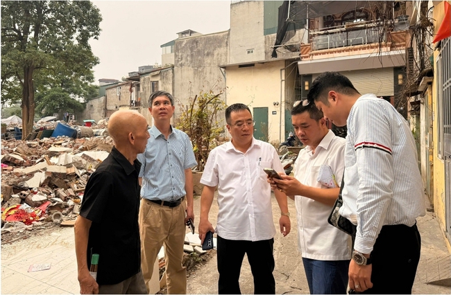 Phường Khương Đình đẩy nhanh giải phóng mặt bằng dự án đường Vành đai 2,5- Ảnh 1.