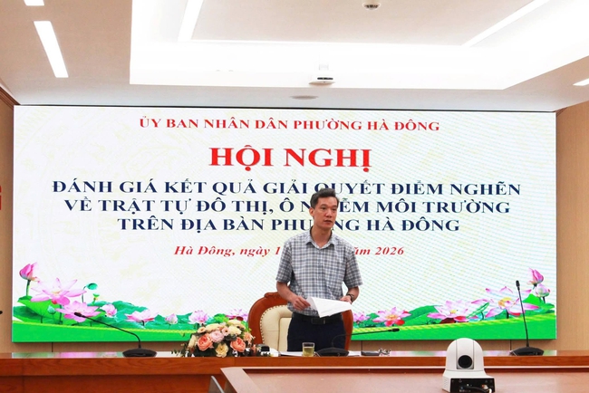 Phường Hà Đông quyết liệt xử lý các điểm nghẽn về trật tự đô thị và môi trường- Ảnh 2.