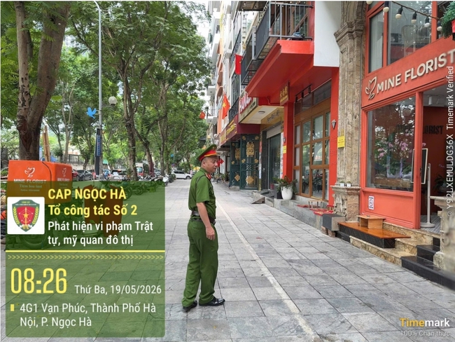 Phường Ngọc Hà: Kiên trì giữ vững trật tự đô thị, ngăn tái lấn chiếm vỉa hè- Ảnh 4.