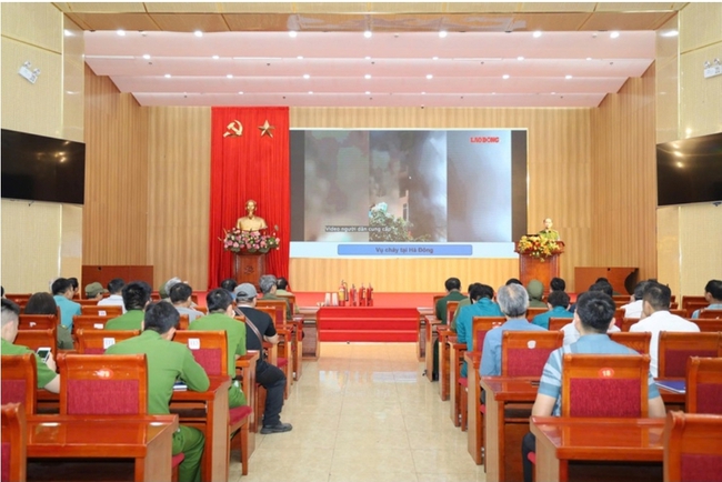 Phường Yên Sở: Tăng cường siết chặt công tác phòng cháy tại khu dân cư- Ảnh 1.