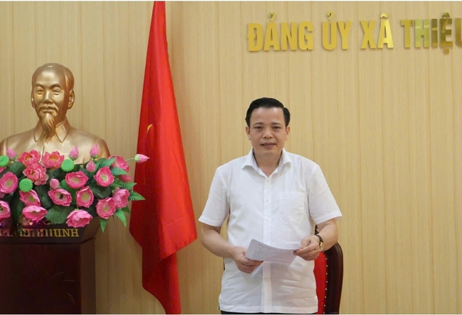 Ban Thường vụ Đảng ủy xã Thiệu Quang cho ý kiến nhiều nội dung quan trọng- Ảnh 6.