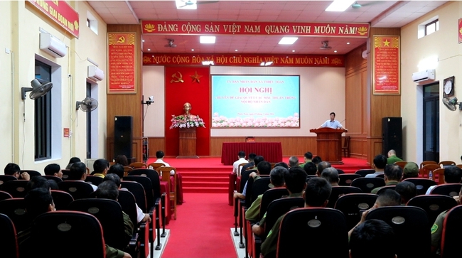 Xã Thiệu Toán: Tăng cường phòng ngừa, giải quyết mâu thuẫn ngay từ cơ sở- Ảnh 1.