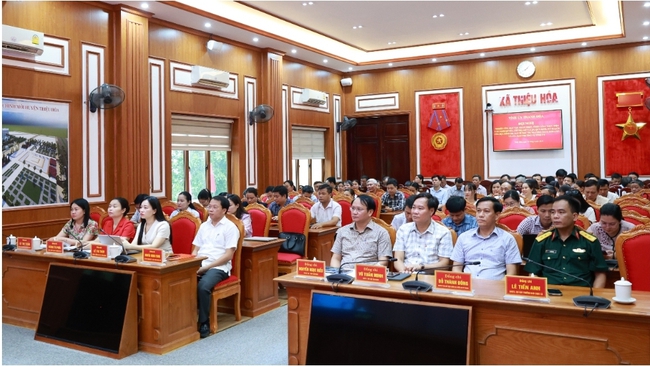 Thiệu Hóa tạo đà bứt phá, hướng tới mục tiêu lên phường trước năm 2030- Ảnh 1. Thiệu Hóa tạo đà bứt phá, hướng tới mục tiêu lên phường trước năm 2030- Ảnh 1.