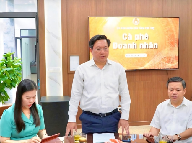 Cà phê doanh nhân - hiệu quả giữa chính quyền và doanh nghiệp- Ảnh 1.