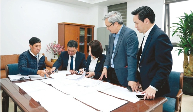 Phường Nghĩa Đô: Tuyến thoát nước từ khu đô thị Tây Hồ Tây đến đường Hoàng Quốc Việt dần thành hình- Ảnh 1.