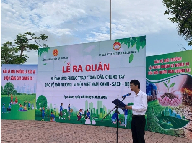 Lục Nam ra quân hưởng ứng phong trào “Toàn dân chung tay bảo vệ môi trường”- Ảnh 2. Lục Nam ra quân hưởng ứng phong trào “Toàn dân chung tay bảo vệ môi trường”- Ảnh 2.