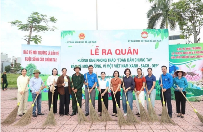 Lục Nam ra quân hưởng ứng phong trào “Toàn dân chung tay bảo vệ môi trường”- Ảnh 3. Lục Nam ra quân hưởng ứng phong trào “Toàn dân chung tay bảo vệ môi trường”- Ảnh 3.