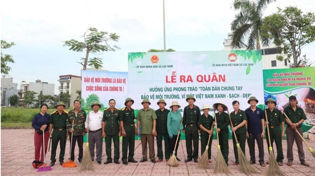 Lục Nam ra quân hưởng ứng phong trào “Toàn dân chung tay bảo vệ môi trường”- Ảnh 4. Lục Nam ra quân hưởng ứng phong trào “Toàn dân chung tay bảo vệ môi trường”- Ảnh 4.