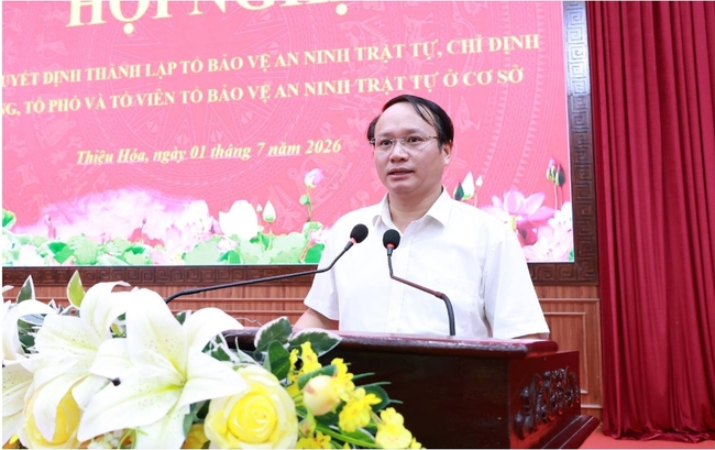 Thiệu Hóa kiện toàn 20 Tổ bảo vệ an ninh, trật tự ở cơ sở- Ảnh 5.