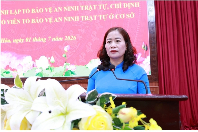 Thiệu Hóa kiện toàn 20 Tổ bảo vệ an ninh, trật tự ở cơ sở- Ảnh 2.