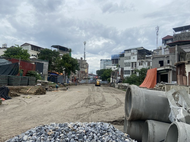 Phường Ngọc Hà đẩy nhanh tiến độ hai dự án giao thông trọng điểm- Ảnh 1.
