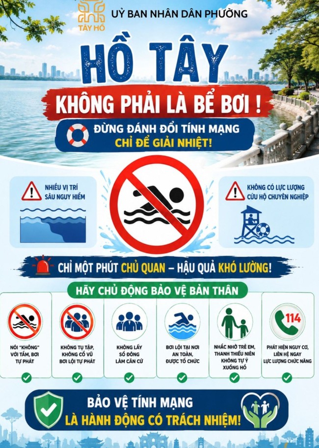 Phường Tây Hồ lập 3 tổ công tác, siết quản lý hồ Tây- Ảnh 3.
