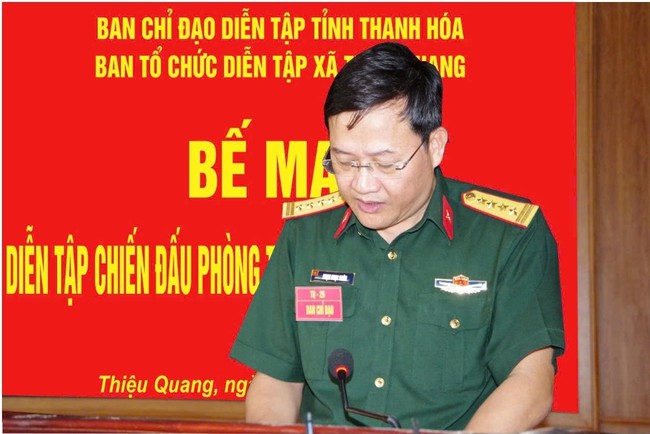 Xã Thiệu Quang hoàn thành xuất sắc Diễn tập chiến đấu phòng thủ năm 2026- Ảnh 6.