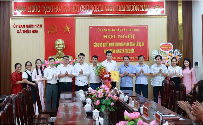 Thiệu Hóa thành lập Ban Quản lý dự án đầu tư xây dựng- Ảnh 6.
