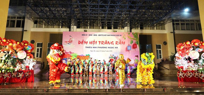 Phường Ngọc Hà lan tỏa yêu thương trong Đêm hội Trăng rằm thiếu nhi năm 2026- Ảnh 4.