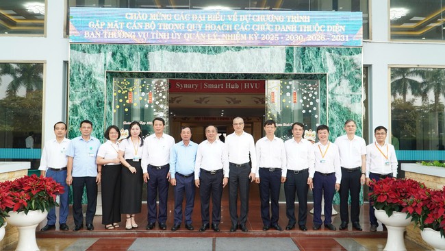 TRƯỜNG ĐẠI HỌC HÙNG VƯƠNG – ĐIỂM NỐI TRI THỨC, MỞ ĐƯỜNG TƯƠNG LAI: PHÚ THỌ TỔ CHỨC HỘI NGHỊ GẶP MẶT CÁN BỘ TRONG QUY HOẠCH   - Ảnh 5.