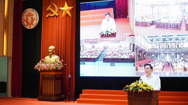 TRƯỜNG ĐẠI HỌC HÙNG VƯƠNG – ĐIỂM NỐI TRI THỨC, MỞ ĐƯỜNG TƯƠNG LAI: PHÚ THỌ TỔ CHỨC HỘI NGHỊ GẶP MẶT CÁN BỘ TRONG QUY HOẠCH   - Ảnh 3.