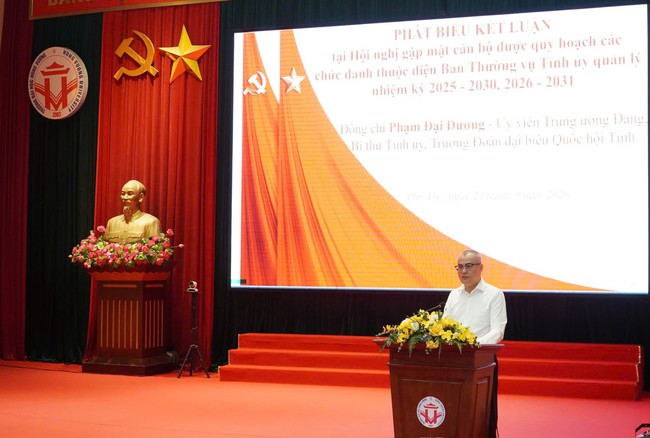 TRƯỜNG ĐẠI HỌC HÙNG VƯƠNG – ĐIỂM NỐI TRI THỨC, MỞ ĐƯỜNG TƯƠNG LAI: PHÚ THỌ TỔ CHỨC HỘI NGHỊ GẶP MẶT CÁN BỘ TRONG QUY HOẠCH   - Ảnh 2.