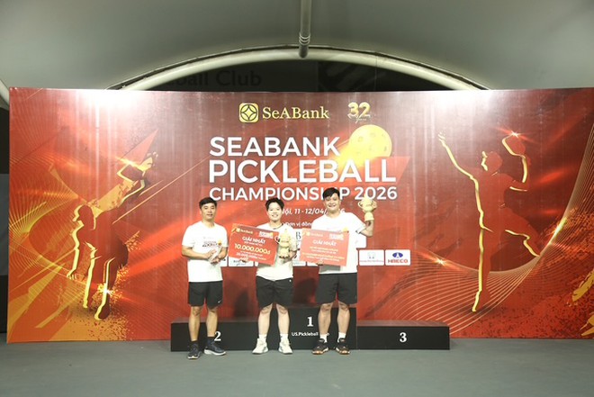 SeABank Pickleball Championship 2026: 416 VĐV tranh tài, gây quỹ từ thiện gần 620 triệu đồng cho giáo dục và môi trường - Ảnh 3.