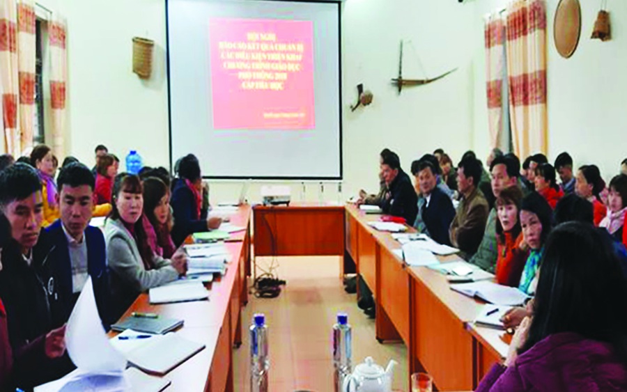 Phòng GD&ĐT huyện Nậm Pồ (Điện Biên):
Tăng cường chỉ đạo thực hiện chương trình giáo dục phổ thông mới