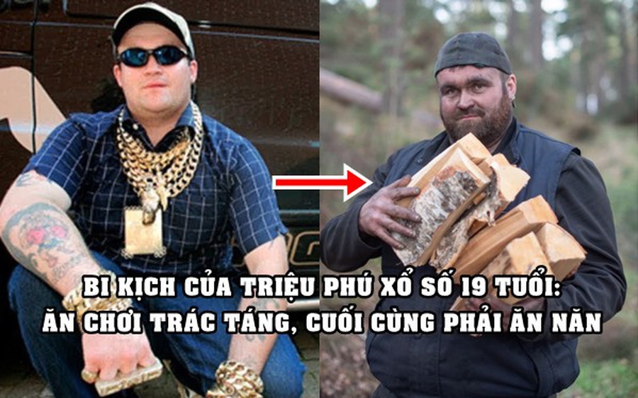 Chàng thu gom rác 19 tuổi trúng số 14,4 triệu USD: 4 năm sau đi tù, 10 năm sau tán gia bại sản lại làm công nhân như xưa