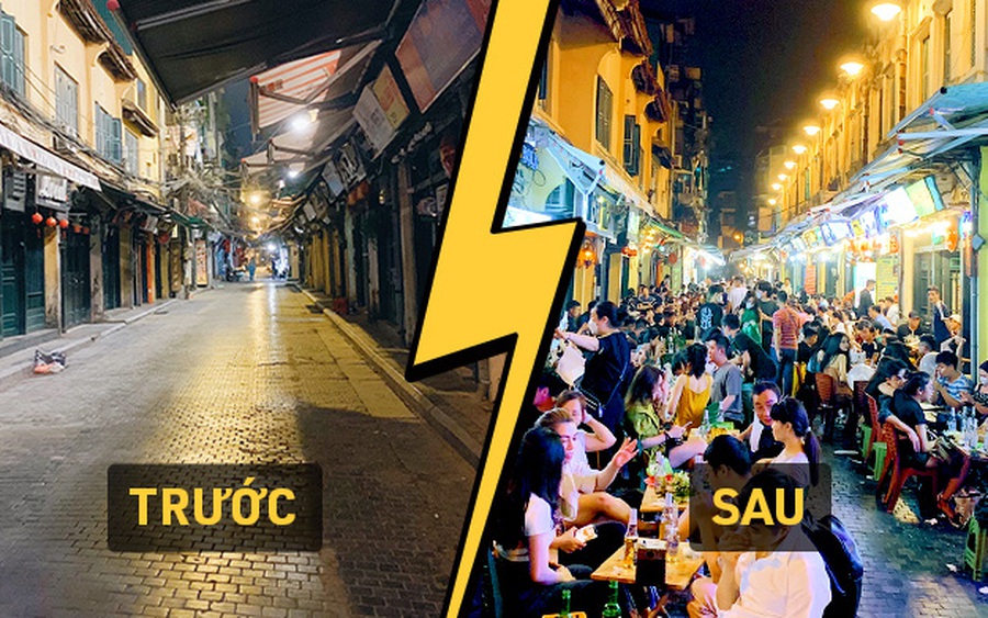 Con phố sôi động nhất về đêm ở Hà Nội "hồi sinh" mãnh liệt sau hơn 1 năm kinh doanh ảm đạm