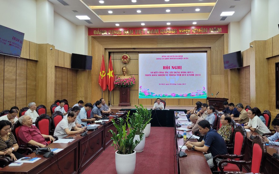 Hà Nội: Đảng ủy Khối Doanh nghiệp quận Ba Đình triển khai nhiệm vụ trọng tâm quý II/2024