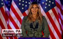 Phu nhân Tổng thống Trump chỉ trích ông Joe Biden và đảng Dân chủ