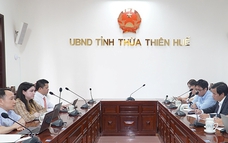 Thừa Thiên - Huế: Chủ tịch UBND tỉnh làm việc với Công ty Chemonics International