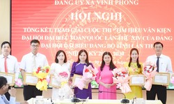 Vĩnh Phong tổng kết cuộc thi tìm hiểu Văn kiện Đại hội XIV của Đảng và Đại hội Đảng bộ tỉnh An Giang nhiệm kỳ 2025-2030