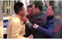 Công an TP Tuyên Quang: 'Ông Đạt chỉ giằng co, túm cổ áo CSGT chứ không tát'