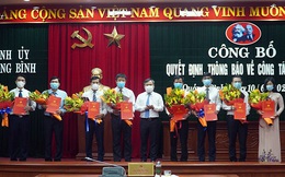 Quảng Bình bổ nhiệm hàng loạt Phó Giám đốc Sở