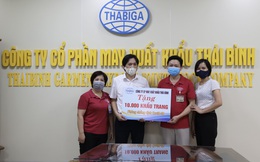 Thái Bình: Trao 10.000 khẩu trang cho CNLĐ tỉnh Bắc Giang